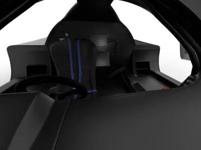 Nissan R90CK Italya Team Racing 1990 HQ 3d model 3D model