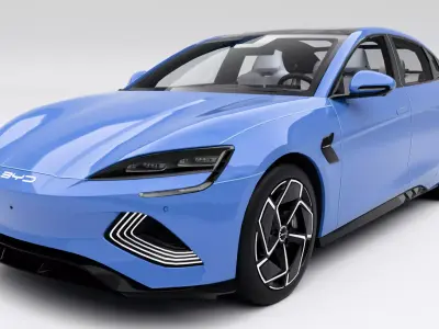 BYD Seal 2024 Low-poly 3D model