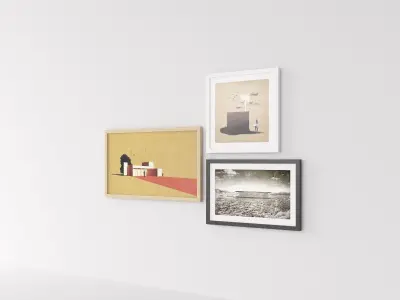 Picture Frames Archicollage 3D model