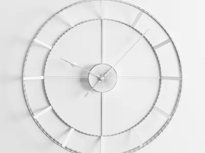 Wall Clock 2 free Free 3D model