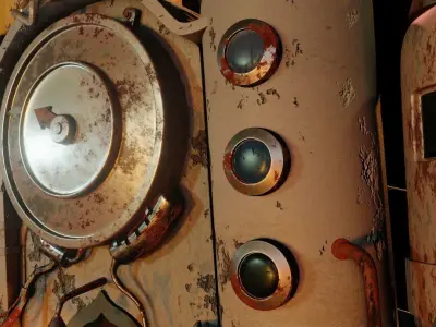 Machinarium - Clock Square Map 3D model