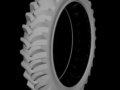 Vehicle tyre 3D model