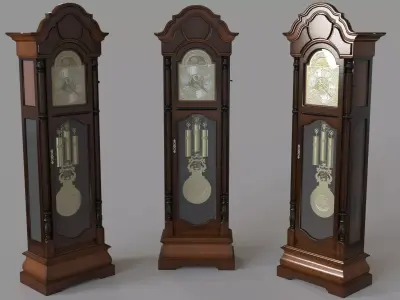 Howard Miller Winterhalder II  Grandfather Clock 3D model