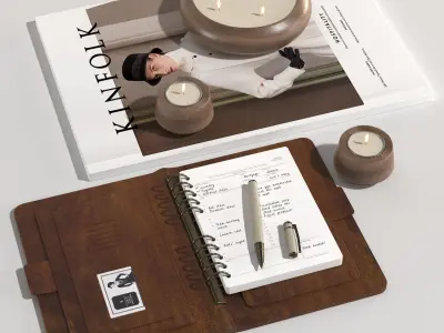 Decorative set 05 3D model