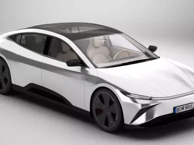 Generic Modern Sedan 3D model