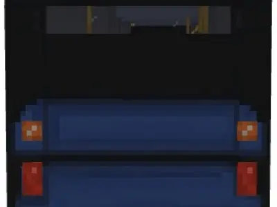 Low-Poly Bus Model Low-poly 3D model