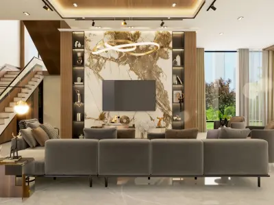 Interior Living room Project 3D model