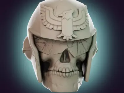  Captain Falcon Skull Helmet 3D print model