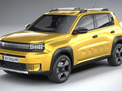 Fiat Grande Panda 2025 3D model