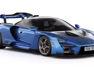 McLaren Senna LM 3D model
