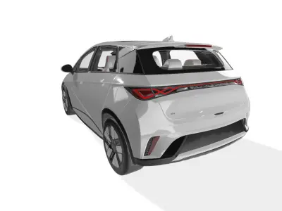 BYD Dolphin 2024 3D model