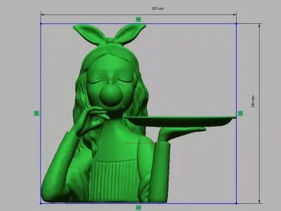  Decorative statue 3D print model