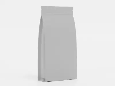 Resealable Spout Pouch Container V6 - Product Packaging Low-poly 3D model