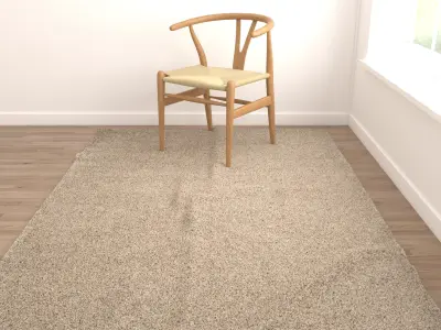 Rugs No 107 Low-poly 3D model