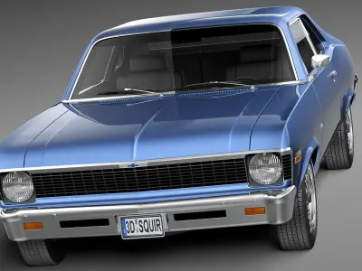 Chevrolet Nova 1969 3D model