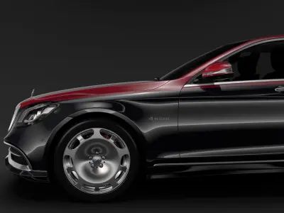 Mercedes Maybach S 560 4Matic X222 2019 3D model