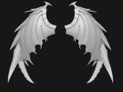Wings 3D print model