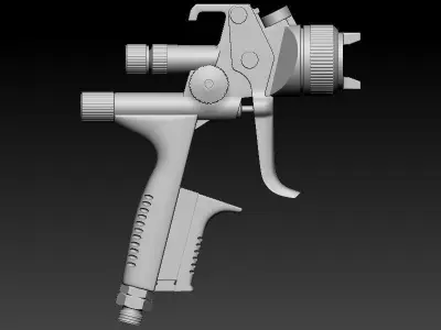 SATAjet 5000 spray guns 3D print model