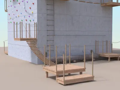 Climbing  tower 3D model