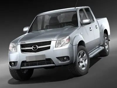  Mazda BT-50 2009 3D model