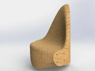 Parametric Chair C 3D model