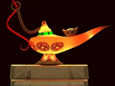 Magic Lamp 3D model