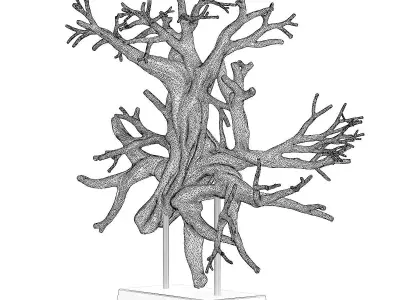 Tree Root Decoration 3D model
