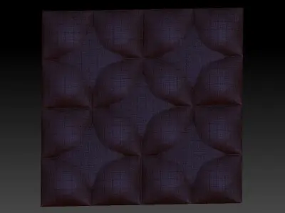 3D WALLPANEL 600MM x 600MM 3D model