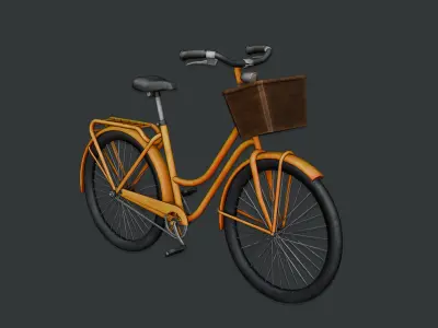 Dutch Style Bicycle 3D model