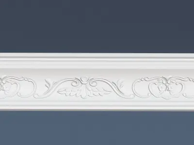 Decorative Crown Molding 3D model 19