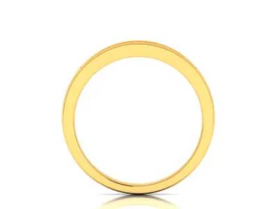 Band 3dm Render Details gold diamond wedding 3D print model