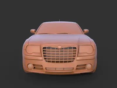 Chrysler 300 2008 3D print model