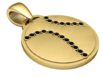 baseball PENDANT  3D print model