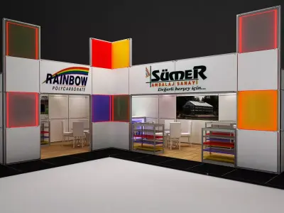 Maxima exhibit fair stand 3D model