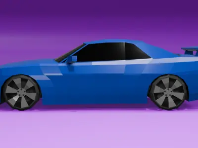 Nissan gtr r34 2000 Low-poly 3D model