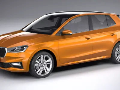 Skoda Fabia 2022 3D model