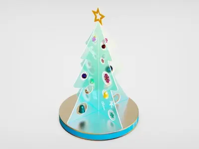 Christmas LED Tree 3D model 3D model