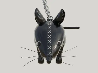 Cute black bag v12 no character 3D model