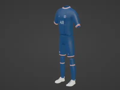 Psg Sportwear Low-poly 3D model