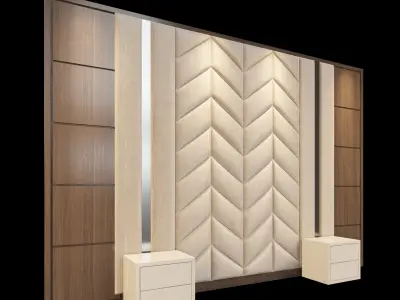 ARCHILINE Design Studio - Headboard 01 3D model