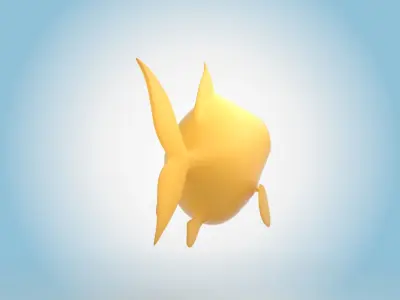 Goldfish 3D model