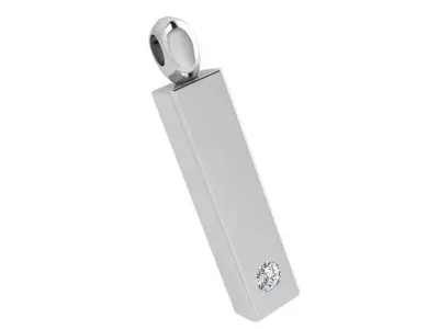 Rectangular Pendant 3750 3D print model