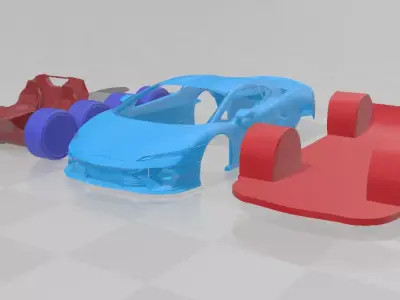 Temerario - Separate Parts STL Model 3D print model