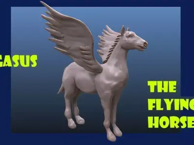Pegasus  horse 3D model