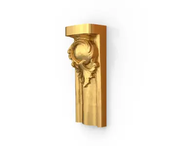 Classic decor ornament carved 11 3D model