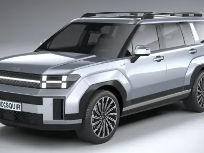 Hyundai Santa Fe 2024 3D model