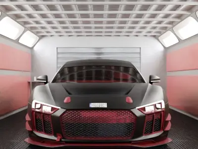 Audi R8 LMS GT4 3D model