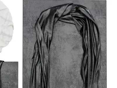 sculptural wall art pieces 3D model