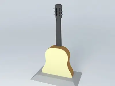 The Guitar Tower Free 3D model
