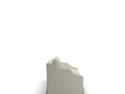 Everleigh Slipcover Sofa 3D model